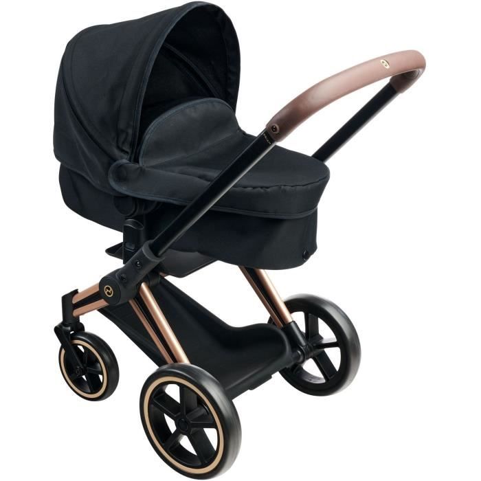 Image secondaire de Accessoires poupons - COROLLE - Landau 3 en 1 Cybex Noir - pour poupons 36 et 42 cm - des 3 ans