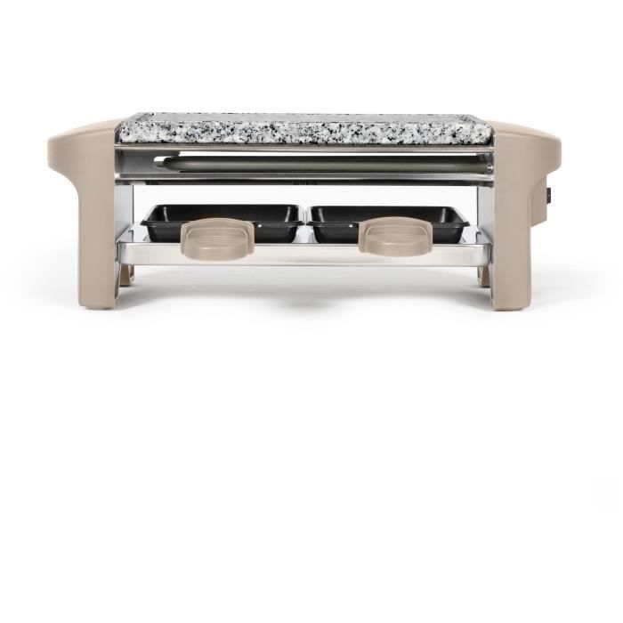 Image secondaire de Appareil a raclette 2 personnes - LIVOO - DOC156T - 350W - 2 personnes - Plateau amovible en granite - 2 spatules et 2 caquelon