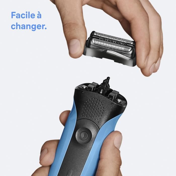 Image secondaire de Tete de rasoir BRAUN Series 3 - 2 grilles - 100 % fabriqué en Allemagne