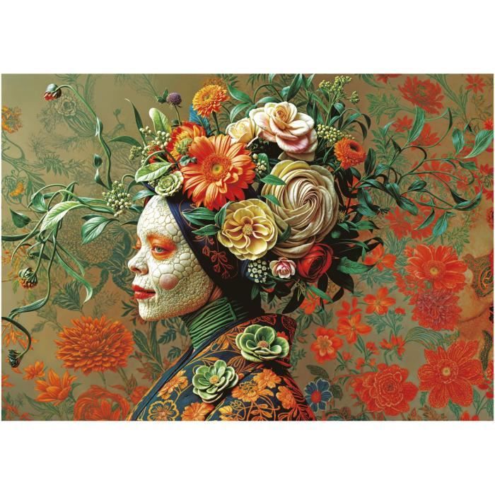 Image secondaire de Puzzle - EDUCA - Reine Lézard - 500 pièces - Animaux - 68 x 48 cm - à partir de 10 ans