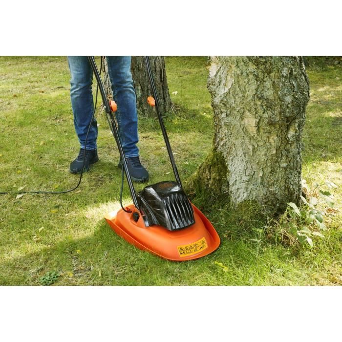 Image secondaire de Tondeuse électrique sur coussin d'air 1200W 30cm de coupe BLACK+DECKER BEMWH551-QS - 6 lames, 3 réglages de hauteur de coupe