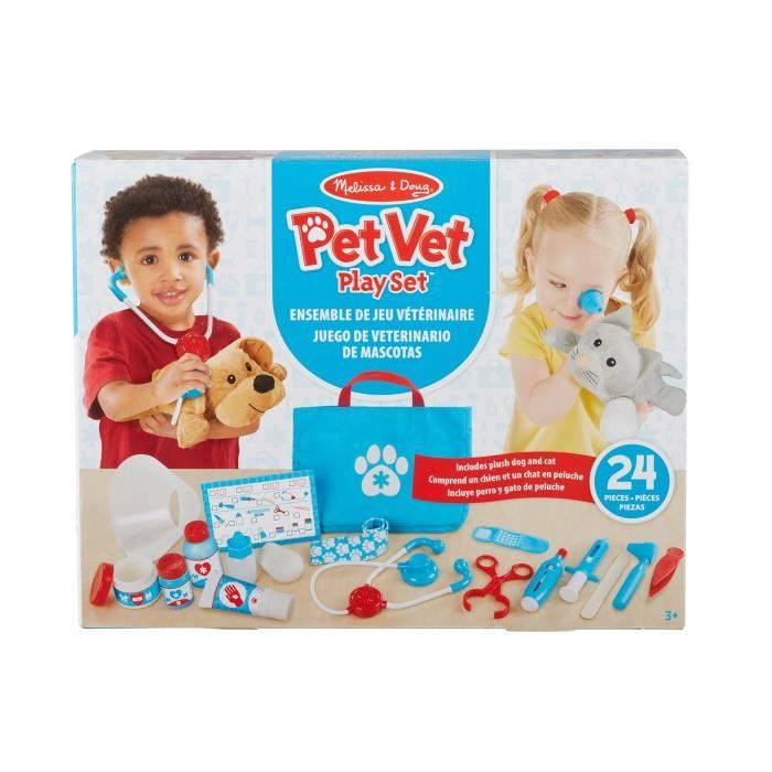 Jeu d'imitation - Vétérinaire - 24 pieces - des 3 ans - Melissa & Doug