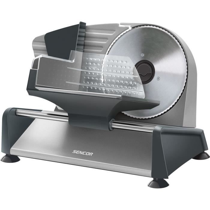 Trancheuse �lectrique - SENCOR - SFS 4050SS - 150 W - Epaisseur de tranche : jusqu'a 15 mm - Argent
