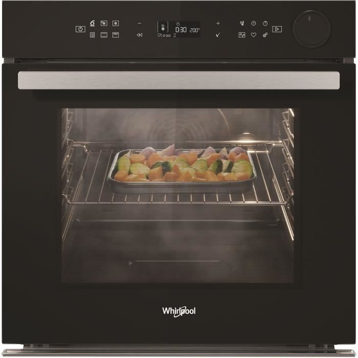 Image secondaire de Four Encastrable Multifonction Pyrolyse Noir 73L - WHIRLPOOL