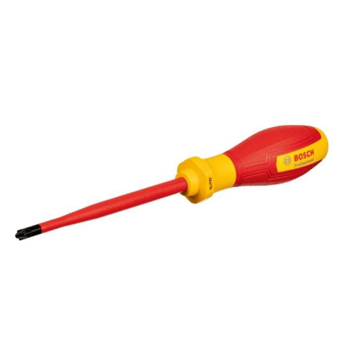Tournevis VDE - BOSCH - SL/PZ2x125 - Isolé jusqu'a 1000 V - Manche ergonomique - Embout PZ