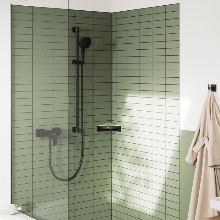 Image secondaire de Mitigeur de douche GROHE DICE Noir mat - Design moderne et performant