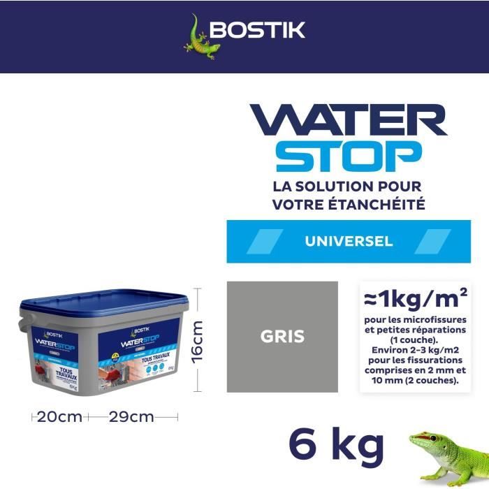 Image secondaire de Membrane d'Étanchéité BOSTIK Waterstop 6 kg - Réparation Fuites