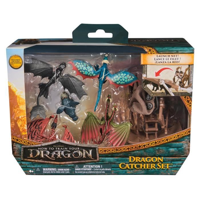 Dragon - Coffret mini figurines - Chasseur de dragons - des 4 ans - Dreamworks Dragon