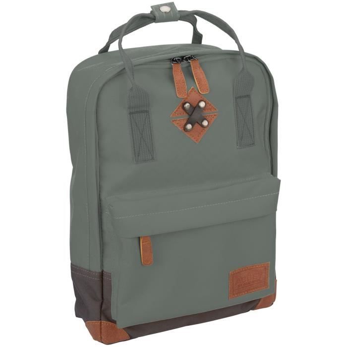 ABBEY Petit sac a dos en polyester 300T - Doublure 100% polyester - Dimensions 24 x 10 x 33 cm - Gris