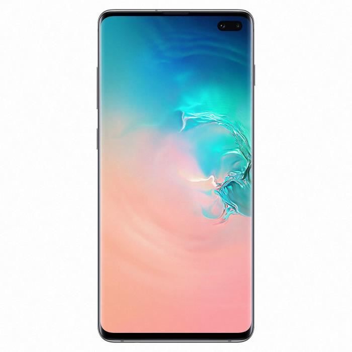 SAMSUNG G975/DS Galaxy S10 Plus -128 Go / 8 Go RAM - Blanc - Double Sim - Reconditionné - Excellent état