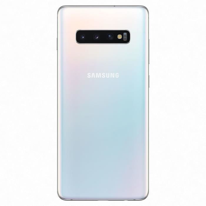 SAMSUNG G975/DS Galaxy S10 Plus -128 Go / 8 Go RAM - Blanc - Double Sim - Reconditionné - Excellent état