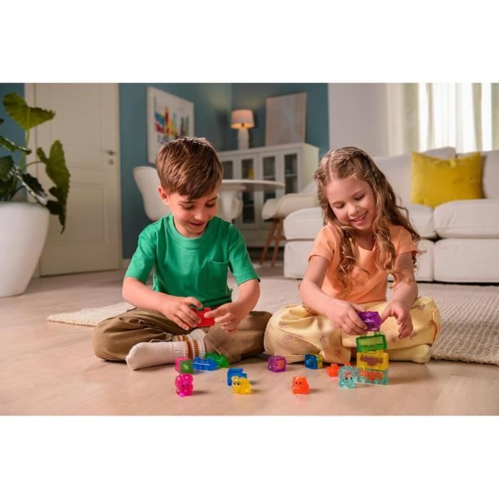 Image secondaire de My Pets and Me - Jeu de construction - JELLY BLOX - GOLIATH - 20 blocs - 2 personnages - 2 animaux - Des 2 ans
