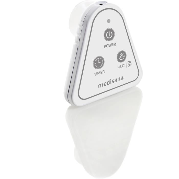 Tapis de bain a bulles MEDISANA - Diffuseurs d'arômes - 3 niveaux d'intensité - minuterie et télécommande