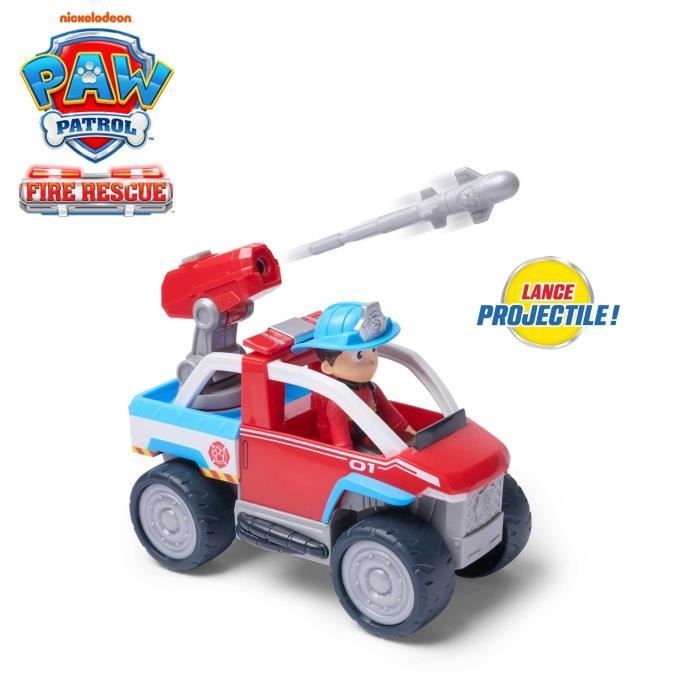 Image secondaire de Paw Patrol -Figurine Ryder + véhicule - des 3 ans - Fire Rescue - La Pat'Patrouille