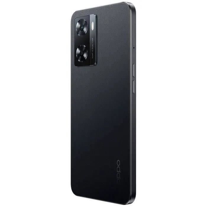 OPPO A57S 128Go 4G Noir + Coque de protection