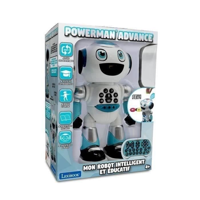 Powerman Programmable Robot with Quiz, Music, Games, Disc Throw, Stories and Remote Control (French)