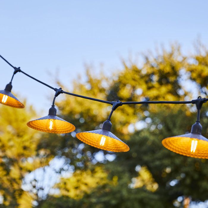 Guirlande Lumineuse Extérieure LUMISKY Vinty Light Connectable - 10 Ampoules LED Filament E27 - 6 m