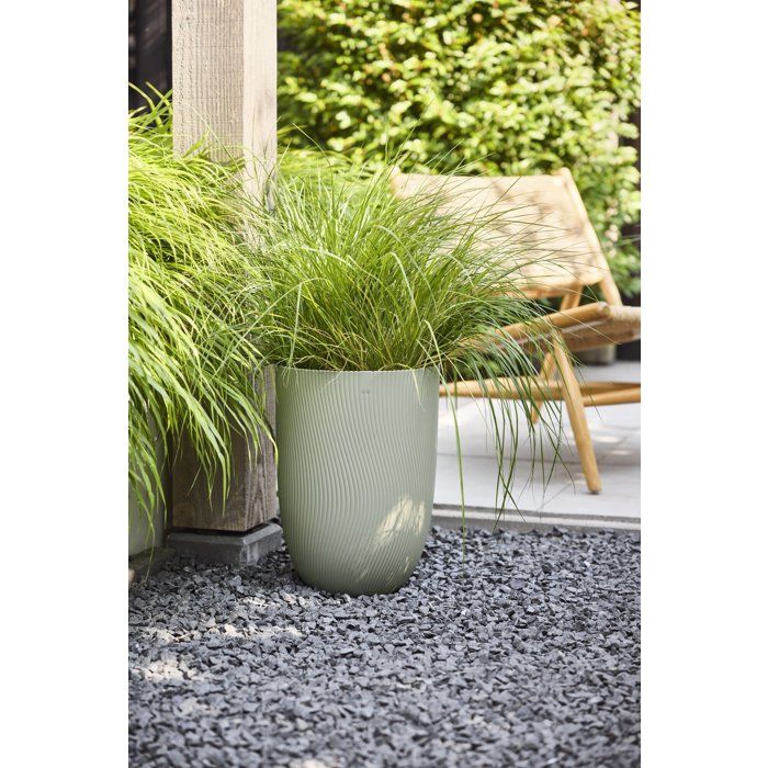 Image secondaire de Pot de Fleur Elho Sereh Haut 30 - Vert - 22L pour Balcon et Intérieur