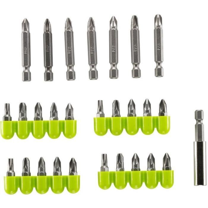 RYOBI Blister 28 screwing accessories