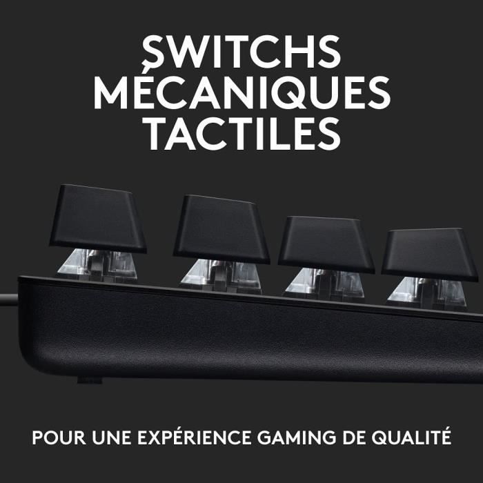 Logitech G - Clavier Gaming Mécanique G413 SE Grande Taille - Noir Aluminium