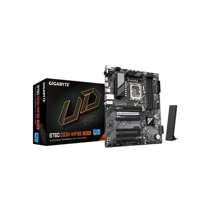 Carte Mère GIGABYTE B760 DS3H WF6E GEN5 ATX avec WiFi 6E
