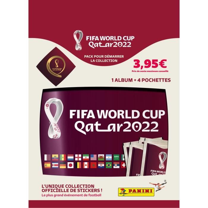 Pack de cartes 1 album + 4 pochettes a collectionner PANINI - World cup 2022