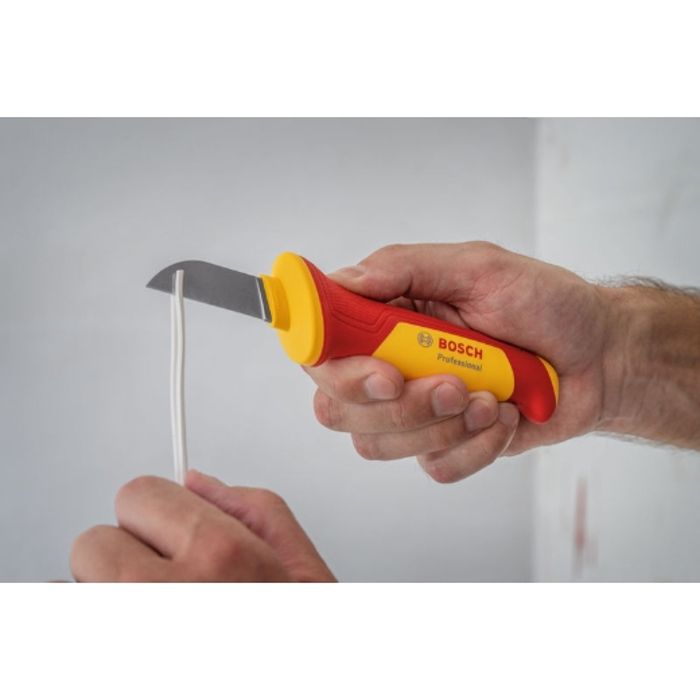 Image secondaire de Bosch Professional Couteau a câble a lame droite VDE (en acier S2)