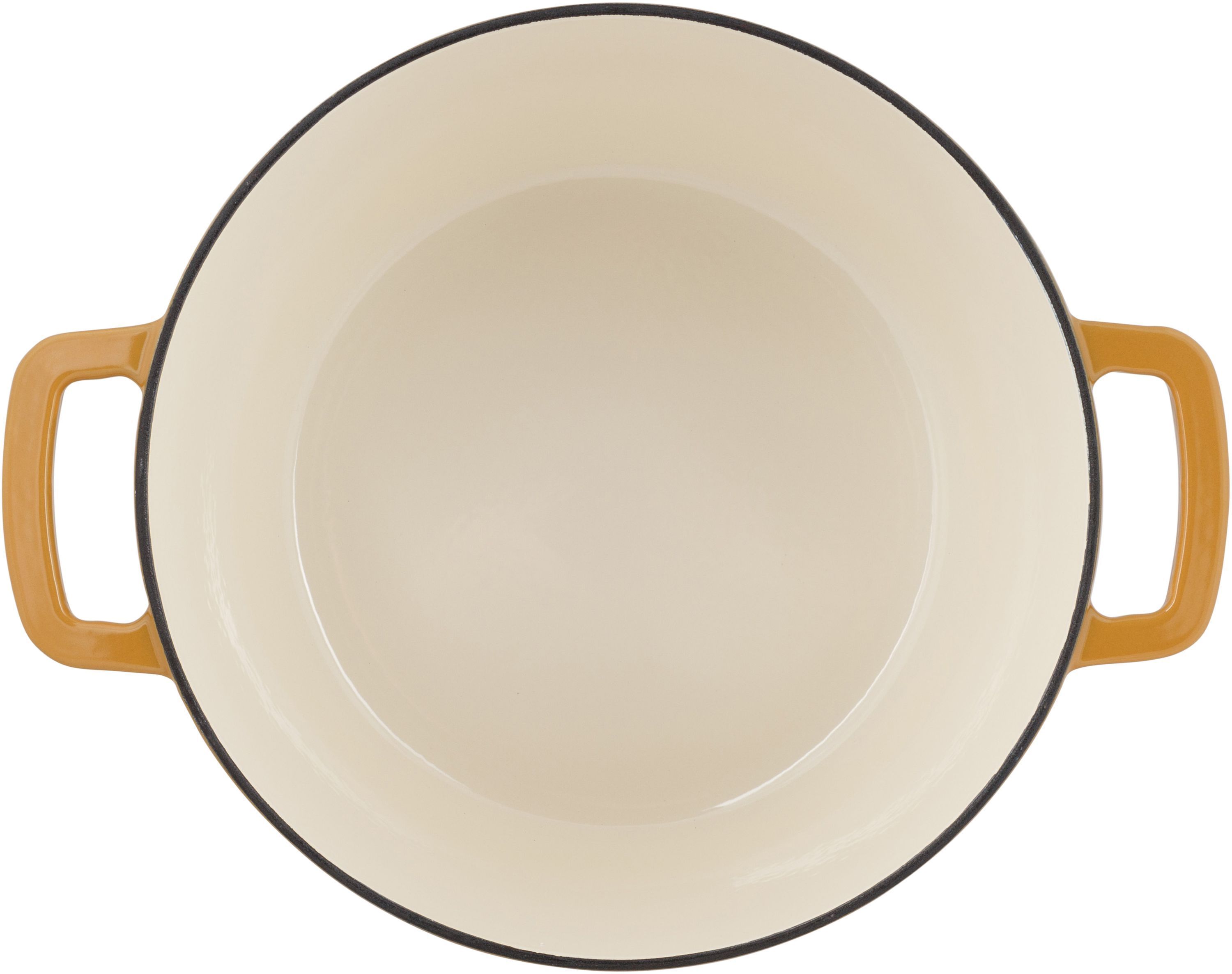 Image secondaire de Cocotte en Fonte Émaillée Ambre 28 cm - COSY & TRENDY