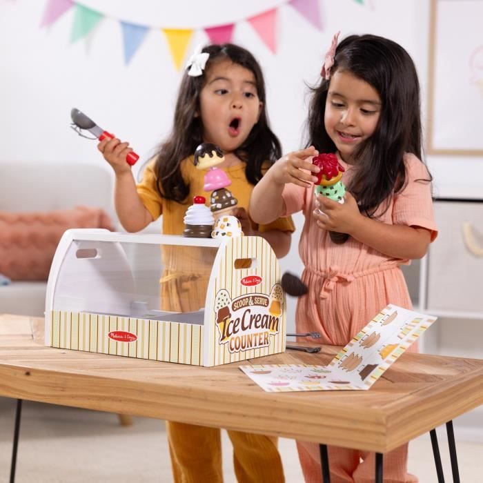 Image secondaire de Jeu d'imitation - Distributeur de glaces - 28 pieces - des 3 ans - Melissa & Doug