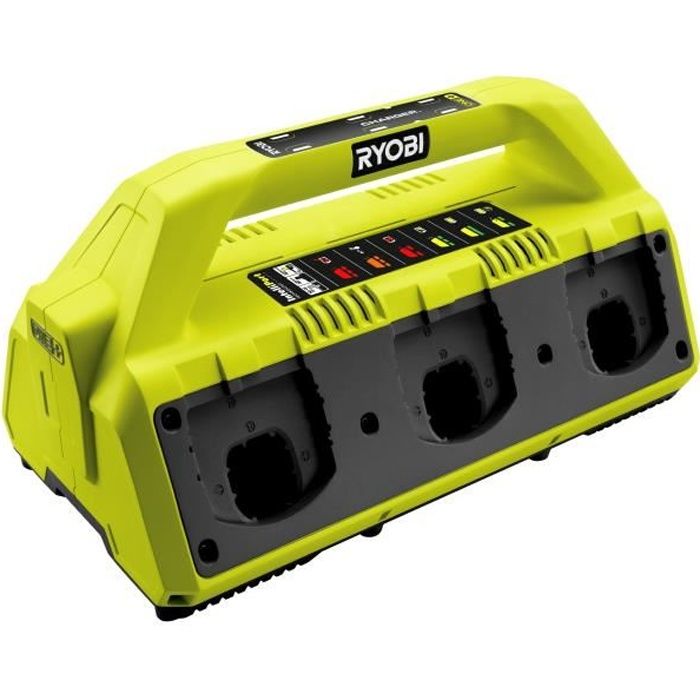 Chargeur de batterie 6 ports RYOBI 18V OnePlus Lithium-ion RC18627