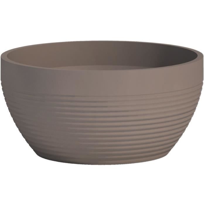 Tazza - GARDEN ID - Green Care Impact Taupe - 35 x 16 cm - Garanzia 10 anni - 100% riciclato - Resistente ai raggi UV/gel