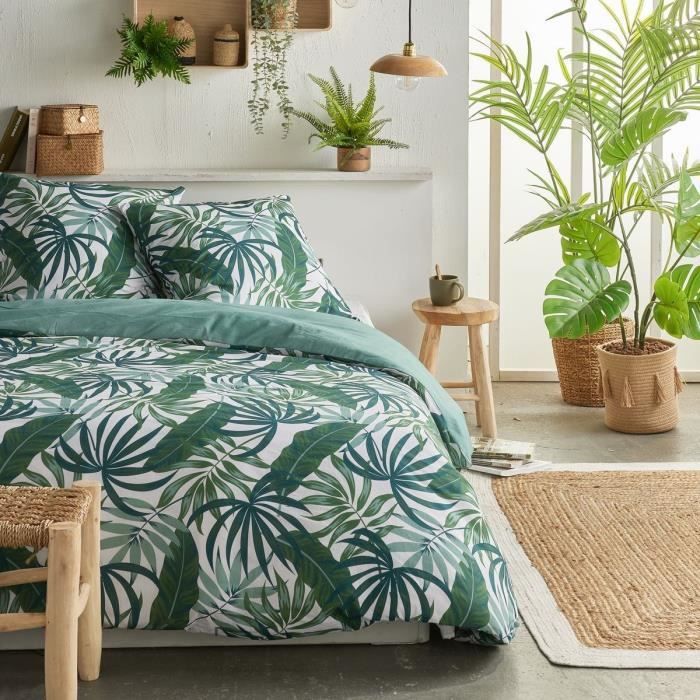 Bedding set - TODAY Crazy - Jungle print - 2 people - 220 x 240 cm - Green
