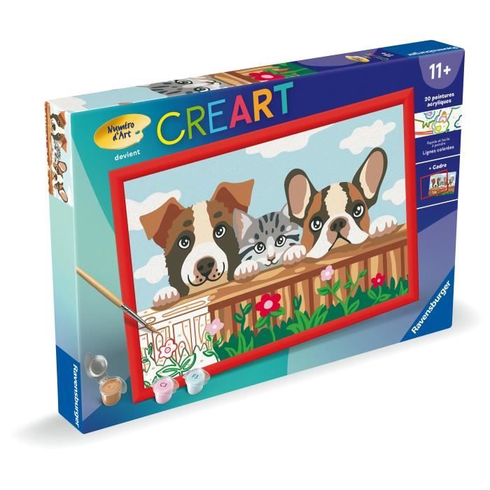 Image secondaire de CreArt Kids 31x21cm Chiens et chat