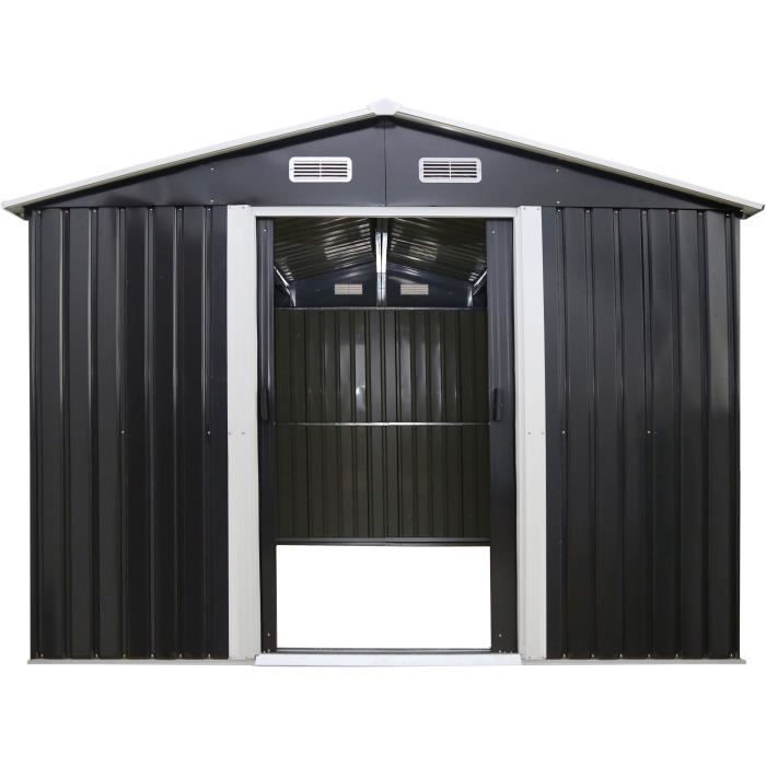 Abri de jardin - Avec kit d'ancrage inclus - Acier - 7,06 m2