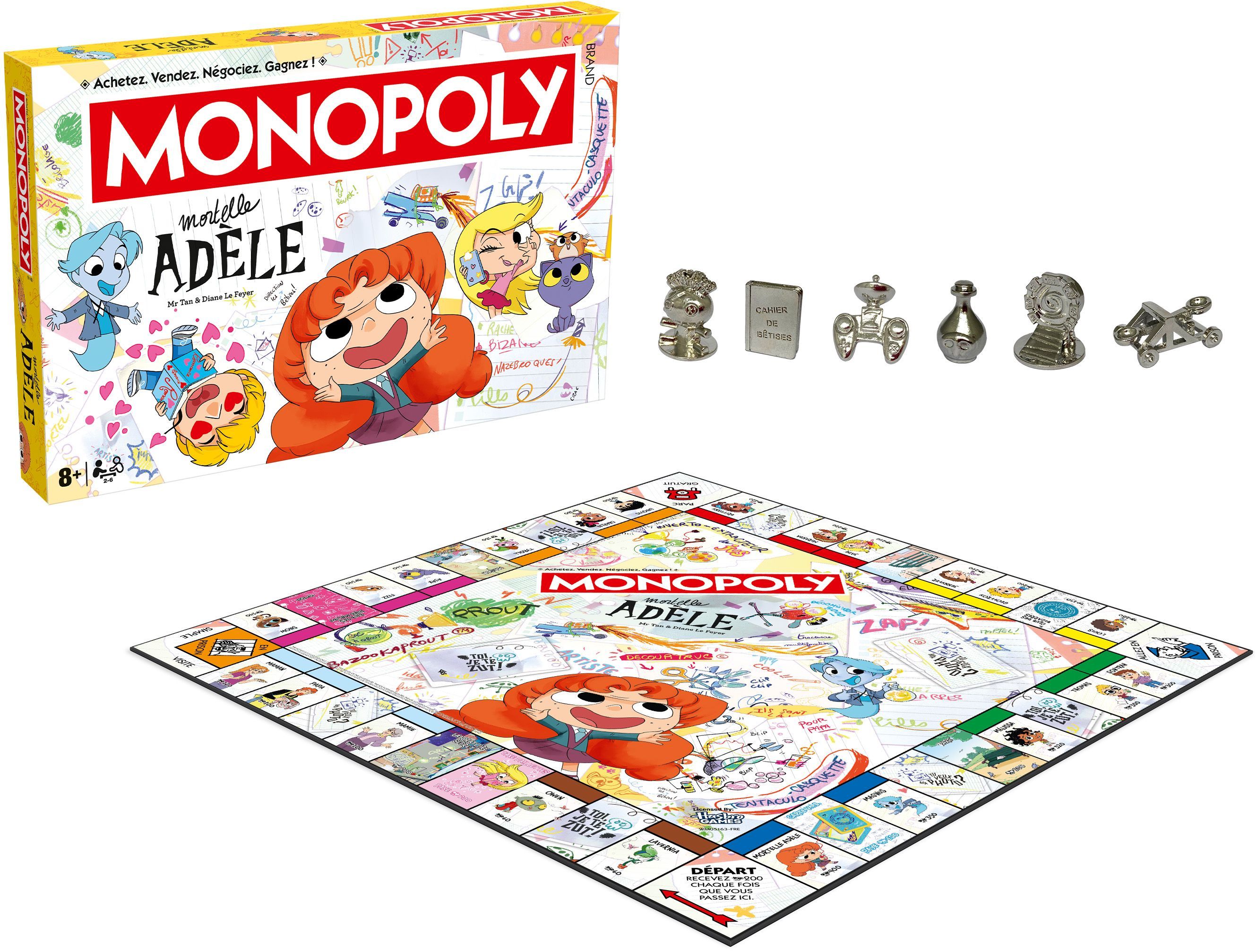 Monopoly Mortelle Adele - Édition Spéciale du Jeu de Société
