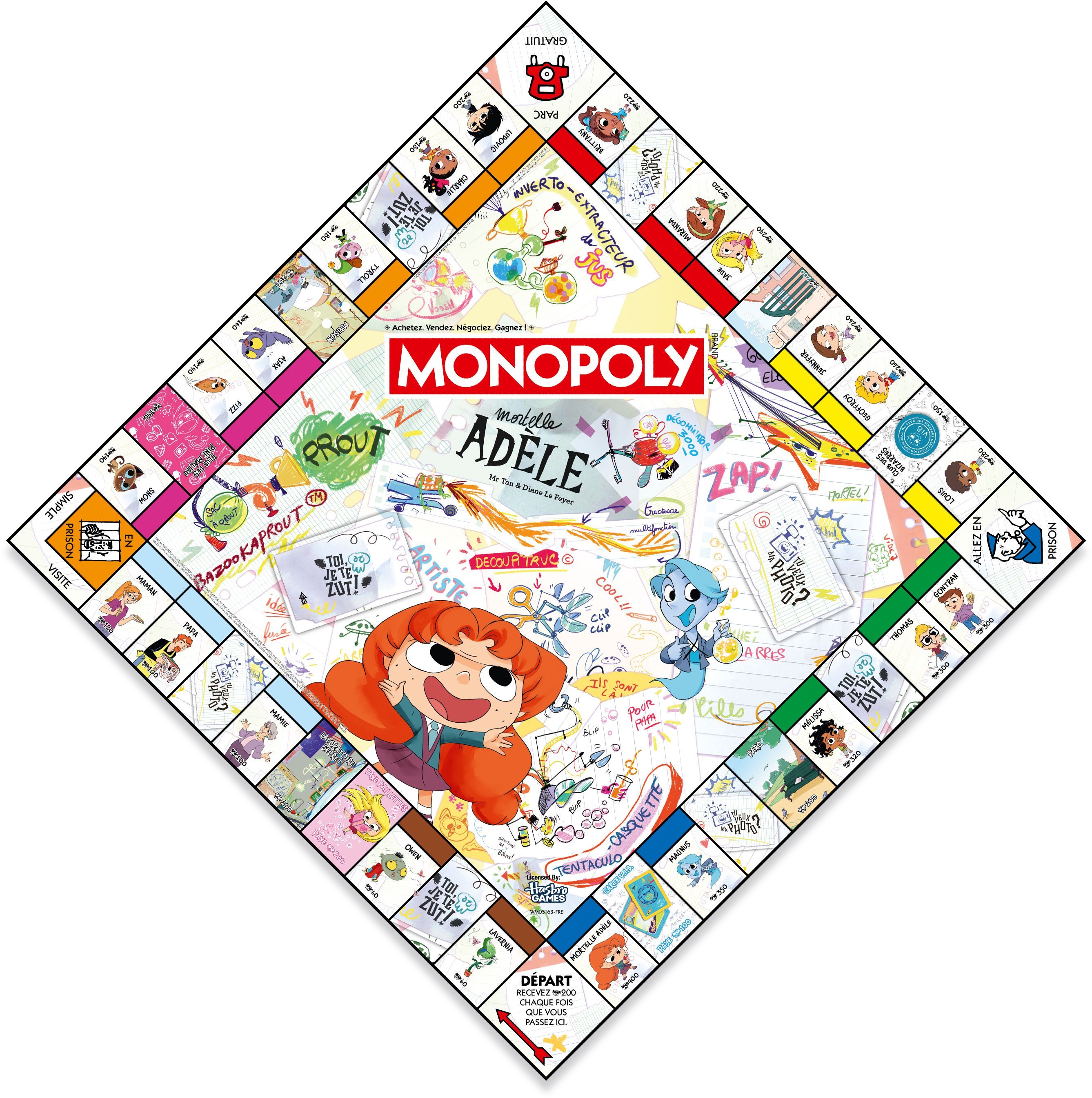 Image secondaire de Monopoly Mortelle Adele - Édition Spéciale du Jeu de Société