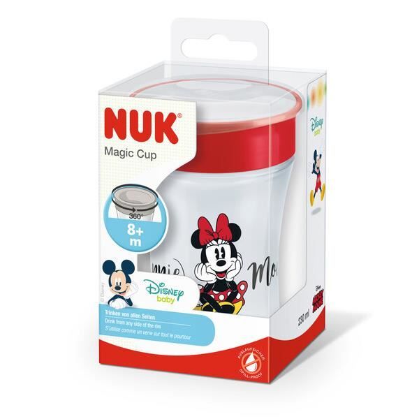 Nuk Tasse d'Apprentissage Magic Cup 360 +8m Minnie 230ml
