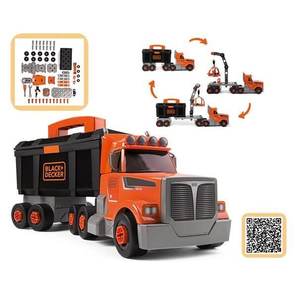 SMOBY - BLACK + DECKER - CAMI�N DE BRICOLAJE B+D