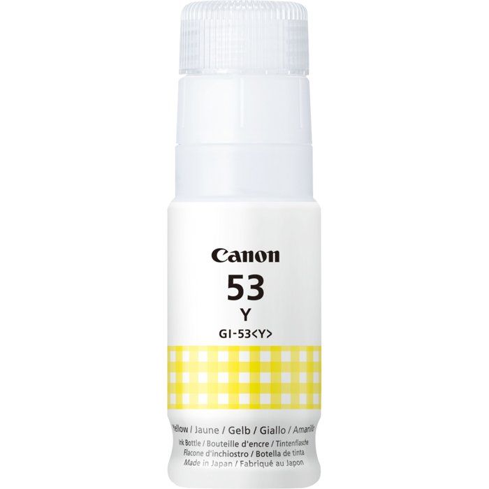 Ink bottle - Canon - GI -53Y - Yellow - Pixma G650 and G550 compatibility - (4690C001)