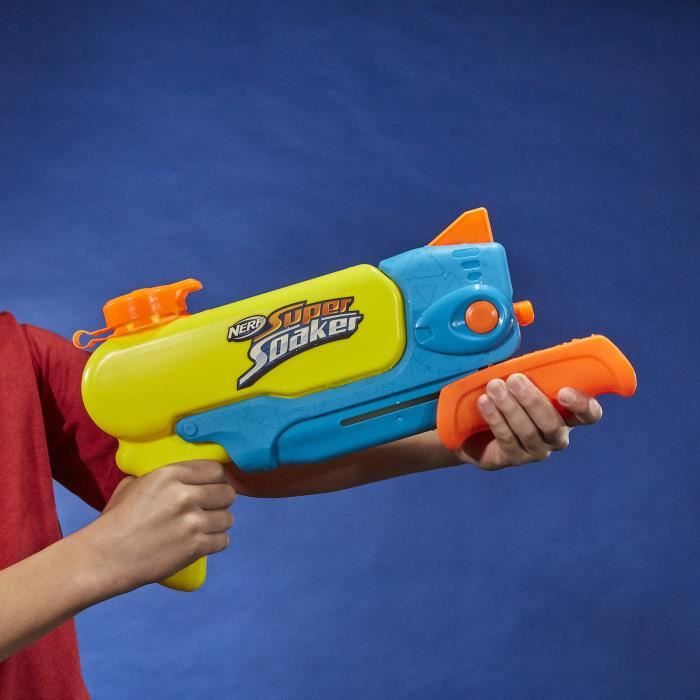 Image secondaire de Nerf Super Soaker Wave Spray, pistolet a eau, la buse rotative crée des jets ondulés, jouet d'eau d'extérieur, des 6 ans