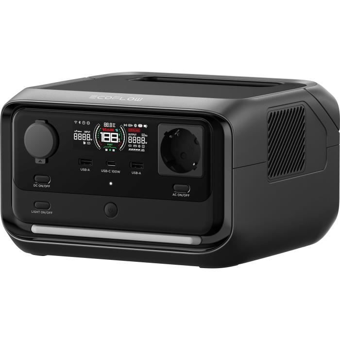 Batterie de démarrage - EcoFlow - RIVER 3 Plus - Haute performance, systeme ASI, capacité extensible