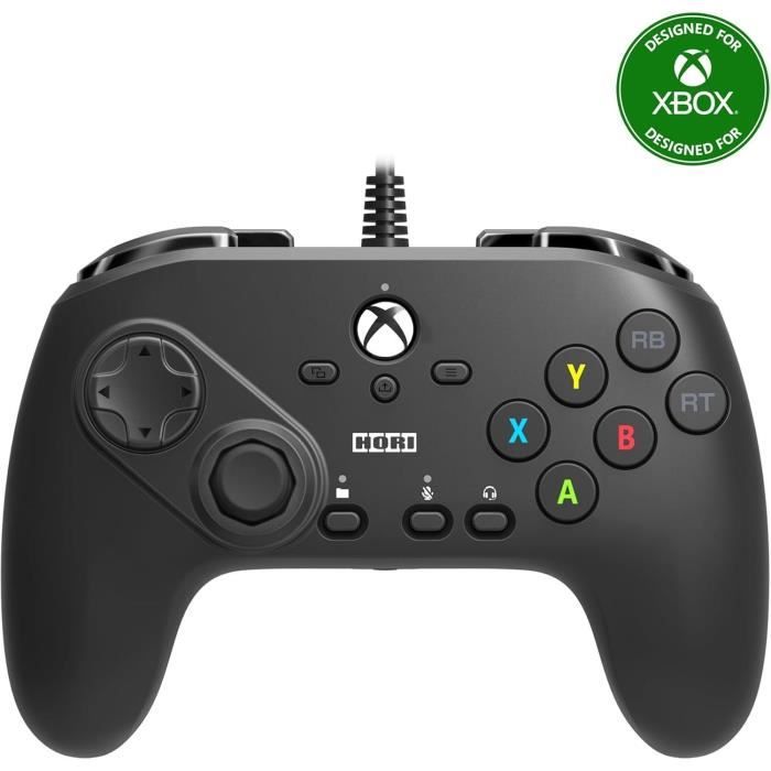 Gamepad - PC y Xbox Series X§S - HORI - Fighting Commander Octa - Con cable - Negro