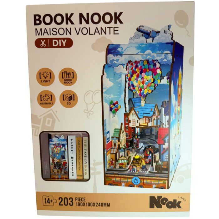Image secondaire de Book Nook - Kit DIY Maquette 3D Maison Volante