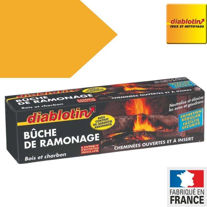 Image secondaire de Bûche de Ramonage Diablotin ACTO - Élimine Suies et Goudrons