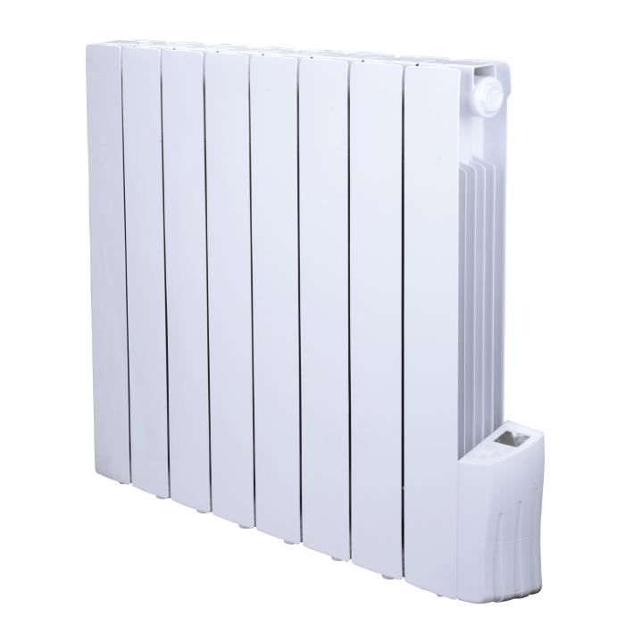 Radiateur électrique à inertie fluide - 1200W - WARM TECH - 230V - Jusqu'à 50m³ - Blanc