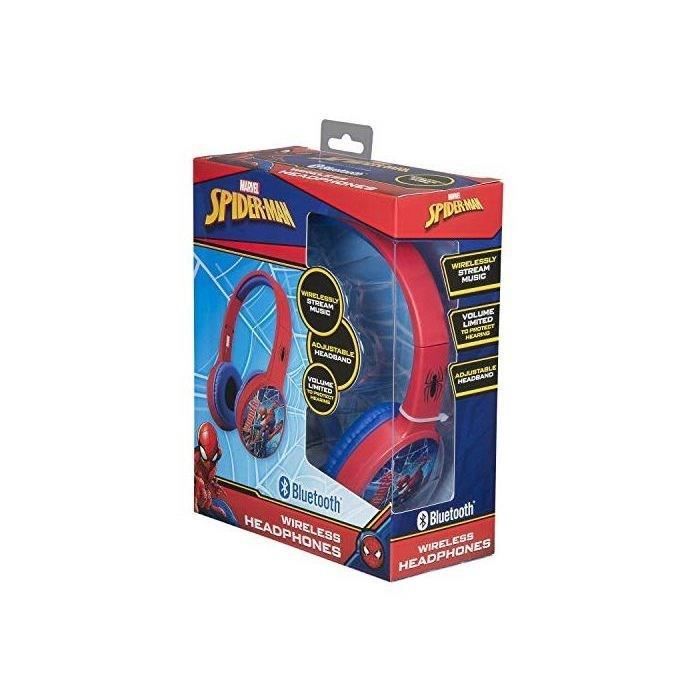SM-B36V - Casque Spiderman Bluetooth Kidsafe