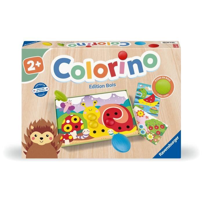 Jeu �ducatif - Ravensburger - Colorino - Pions en bois - D�veloppe la cr�ativit� - Des 2 ans