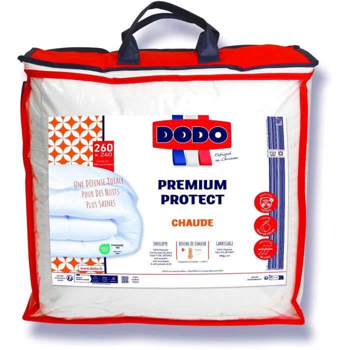 DODO - Piumino caldo 350gr/m² - PREMIUM PROTECT - 240 x 260 cm