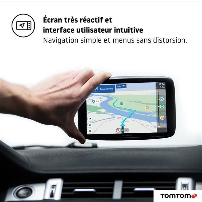 TomTom GO Discover Monde 6'' - GPS auto 6 pouces HD, cartographie monde 183 pays, TomTom Traffic, services premium live