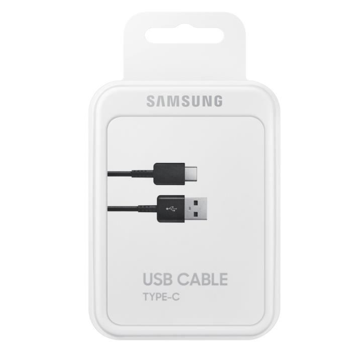 SAMSUNG Pack de 2 Câbles USB A/USB C 1,5m Noir